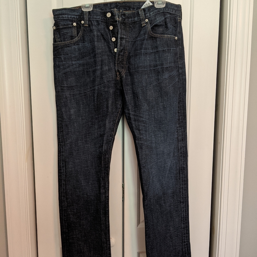 Men's 501 Levi's Button Fly Jeans Straight Leg